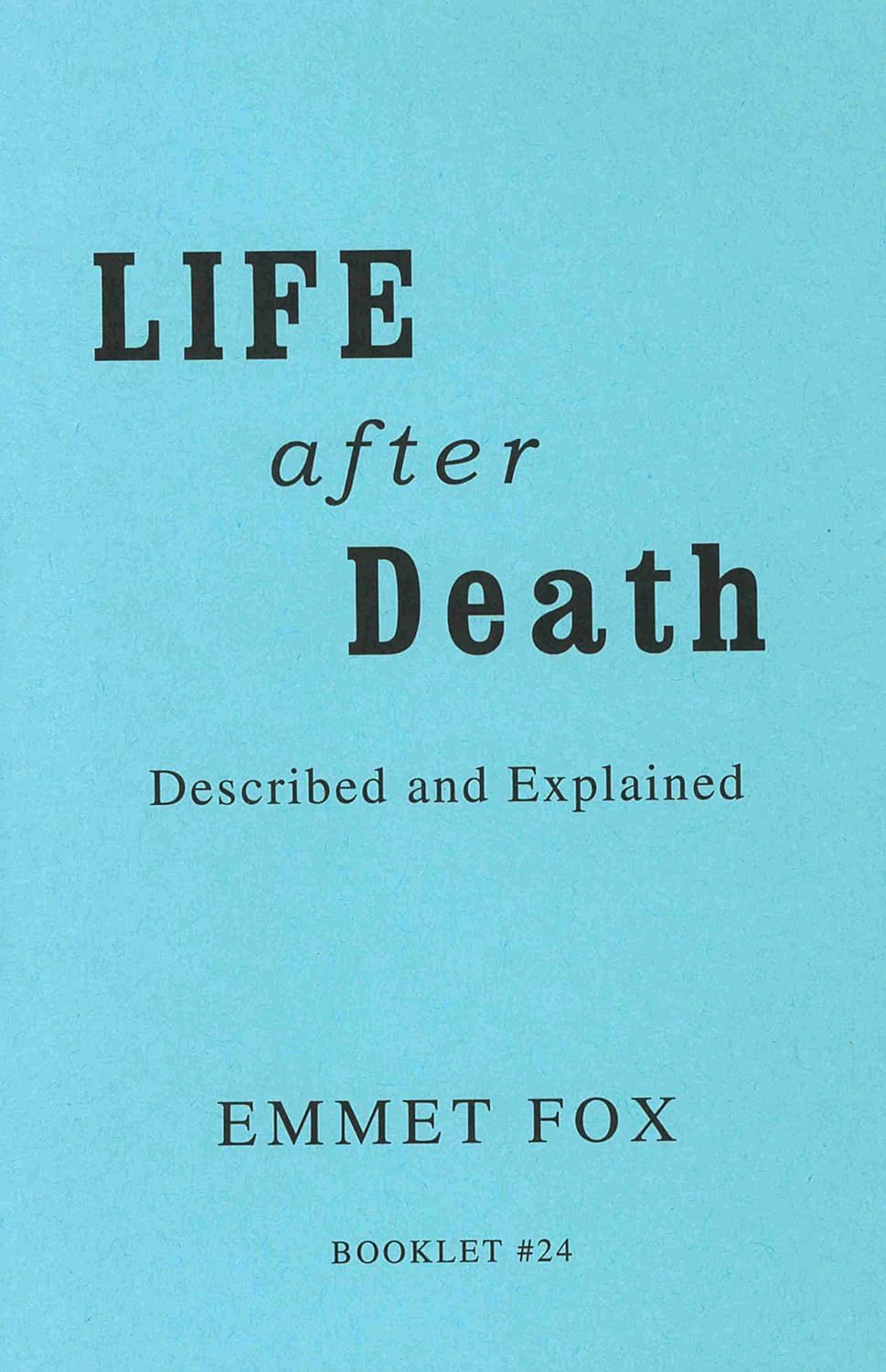 Life After Death Pamphlet