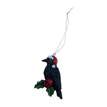 Black Crow Holiday Ornament