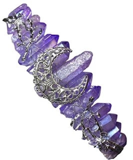 Purple Aura Crystal Crown – Divine Intuition & Spiritual Connection