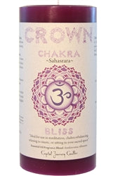 Crown Chakra 3x6 Pillar Candle
