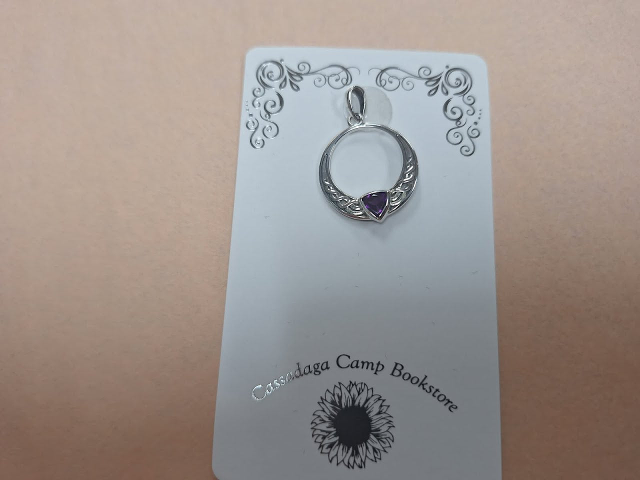 Amethyst Celtic Love Wreath Pendant – A Circle of Love, Wisdom & Protection