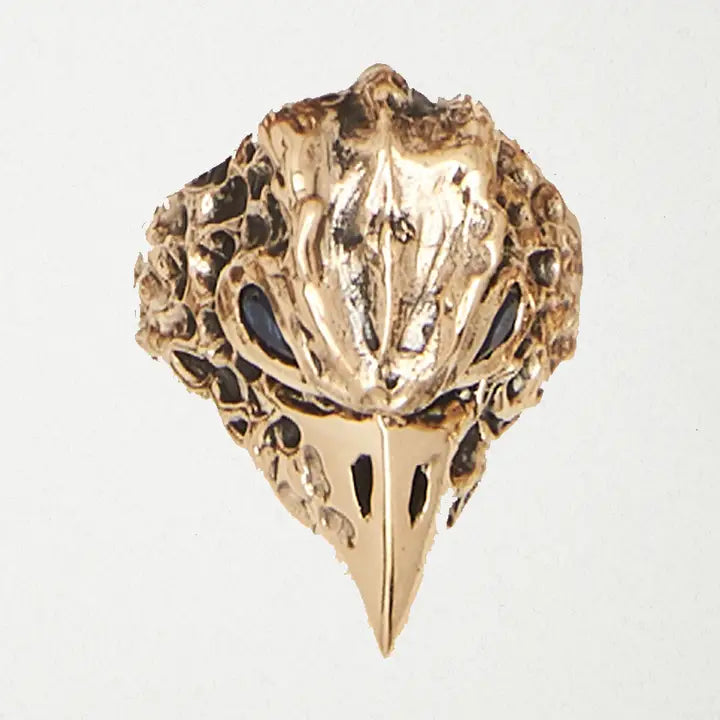 Bronze Ring - Celtic Raven