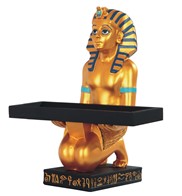 Egyptian King Tut Kneeling with Tray - Unique Décor Piece