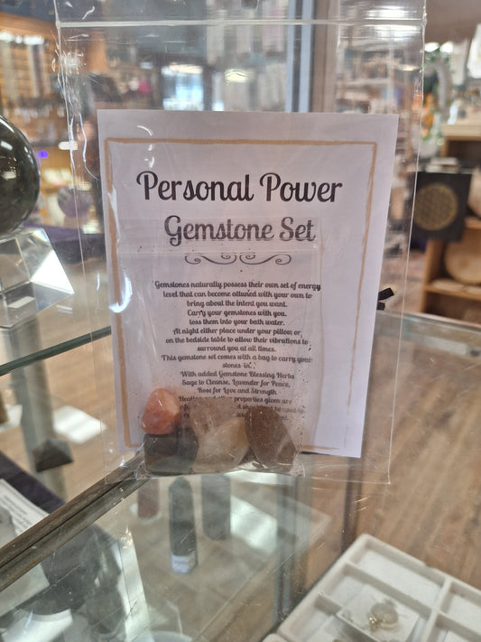 Personal Power Gemstone Set – Strength, Confidence &amp; Manifestation