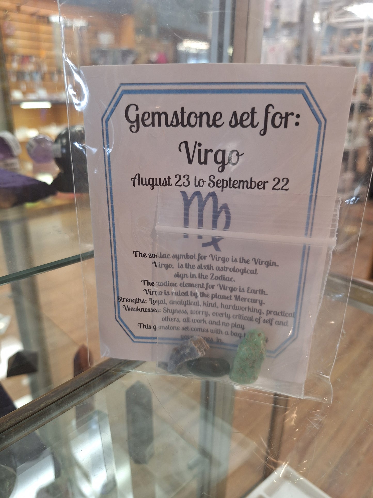 Virgo Zodiac Gemstone Kit – A Spiritual Tool for Self-Discovery & Healing