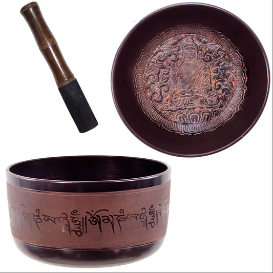 Singing Bowl 6 inch Medicine Buddha