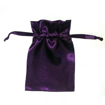 Purple Velour Bag  2" x 3"