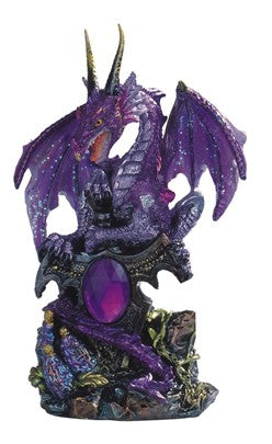 Purple Dragon with jewel 6"