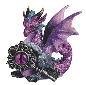 Purple Dragon With Key