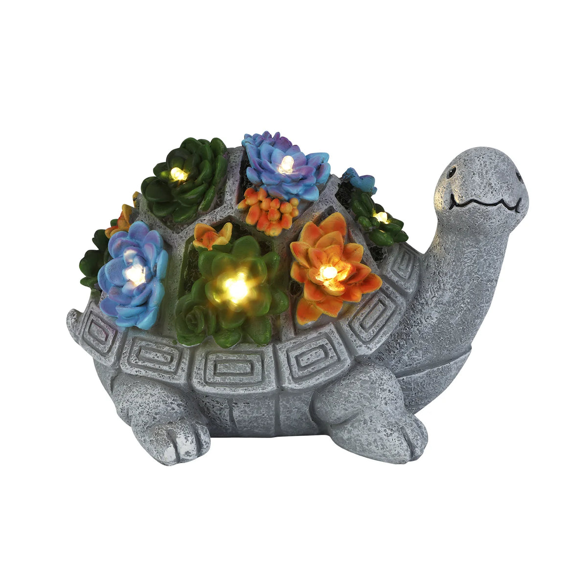 Garden Turtle W/ LED Lights