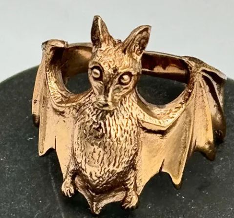 Bat Bronze Ring