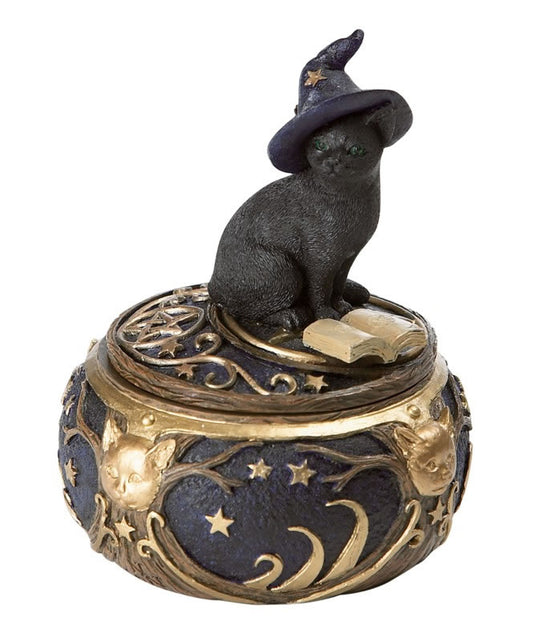 Magical Cat Trinket Box – Mystical Protection & Intuition