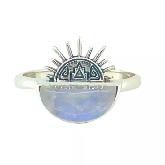 Moonstone Sun Dynasty Sterling Silver Ring
