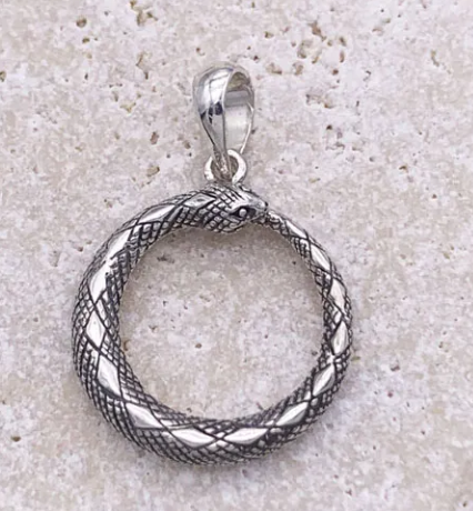 Ouroboros Snake Mini Pendant