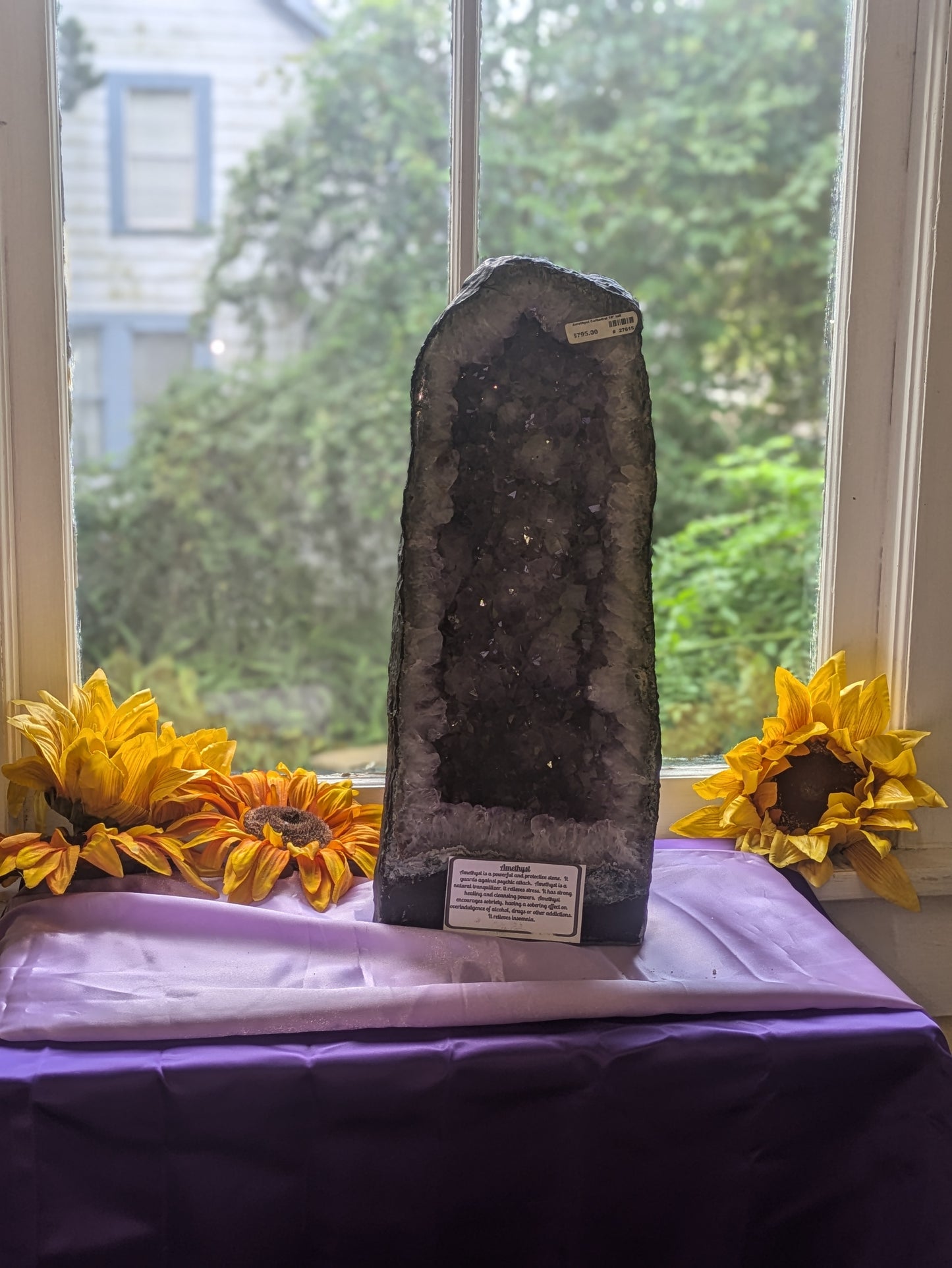 Amethyst Cathedral – 18" Tall for Peace, Protection, and Inner Wisdom