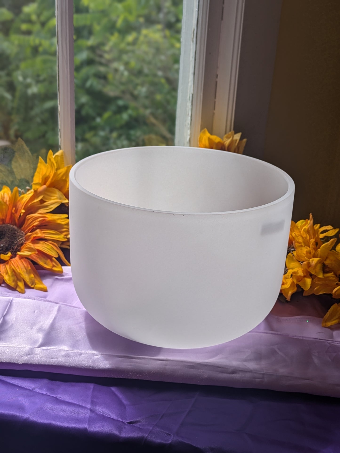 Quartz Crystal Singing Bowl 10"