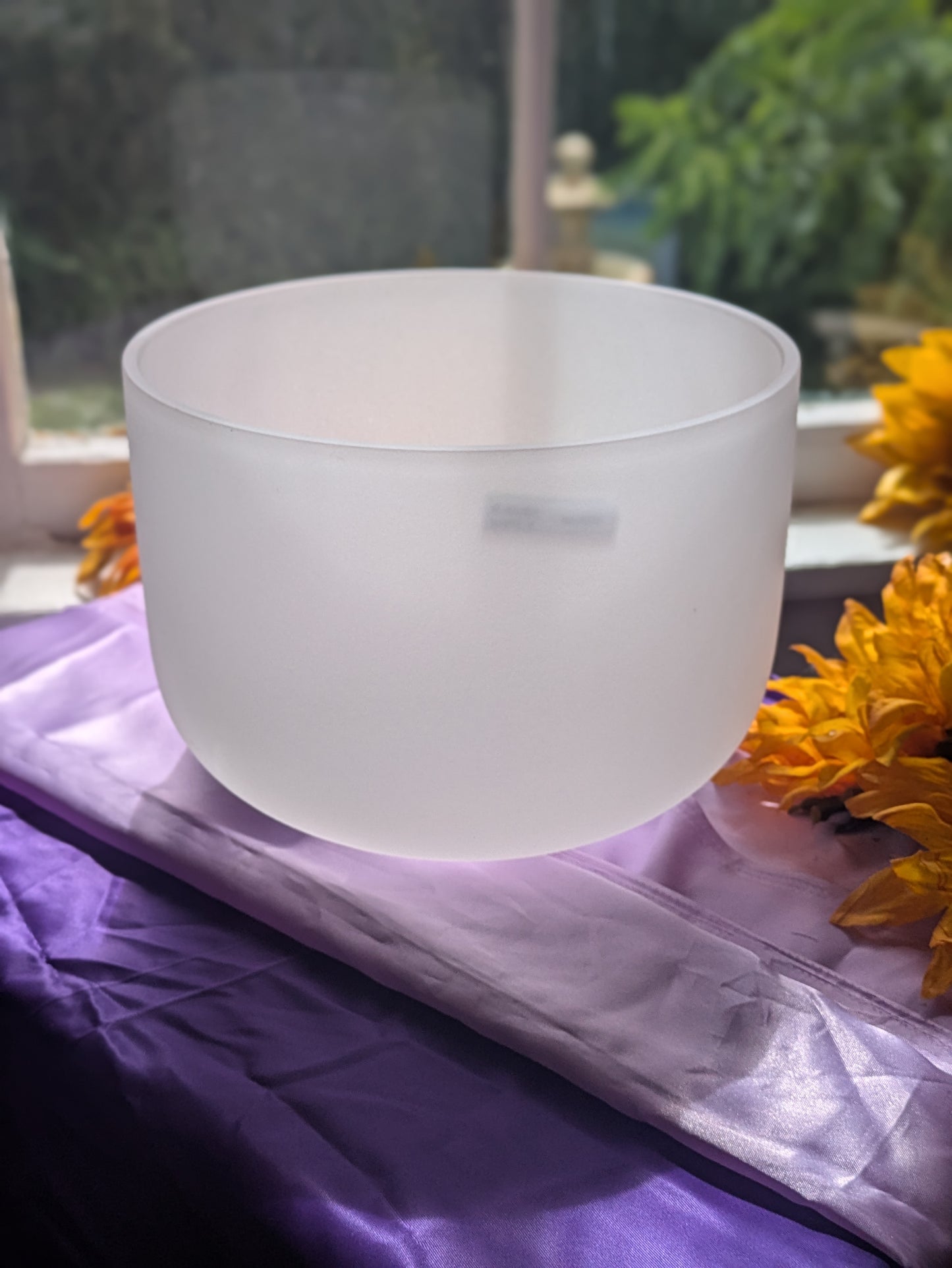 Quartz Crystal Singing Bowl 10"