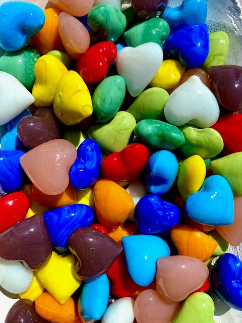 Glass Pocket Hearts