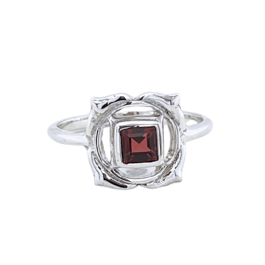 Garnet Root Chakra Balance Ring