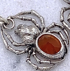 Spider Mini Pendant with Gemstone Body
