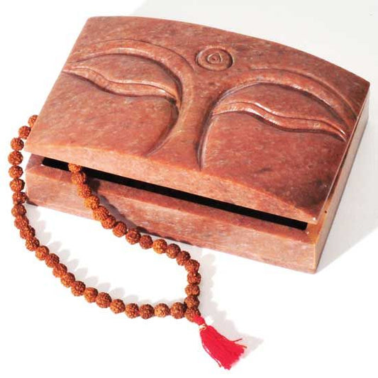 Buddha Eyes Stone Box