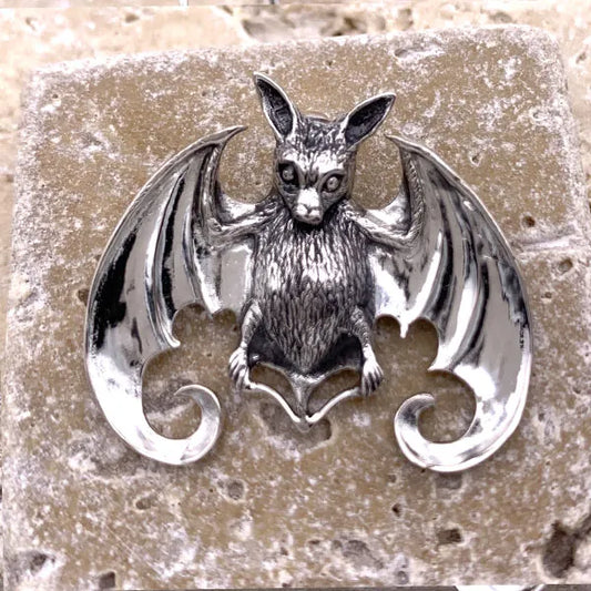 Open Winged Bat Mini Pendant