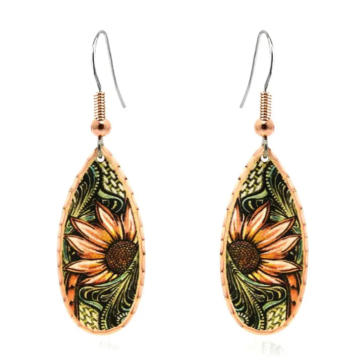 Copper  Earrings