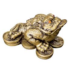 Money Frog - Gold Resin 4.5"