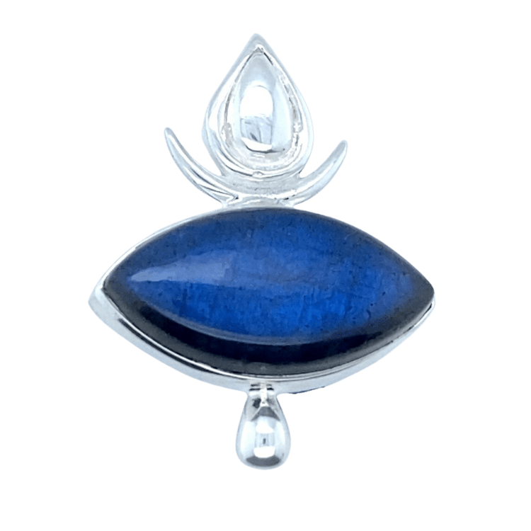 Eye of the Goddess Sterling Silver Pendant