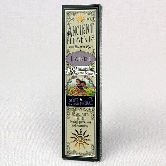 Ancient Elements Lavender Incense – 20 Sticks for Relaxation