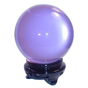 Crystal Ball-Lavender 4cm