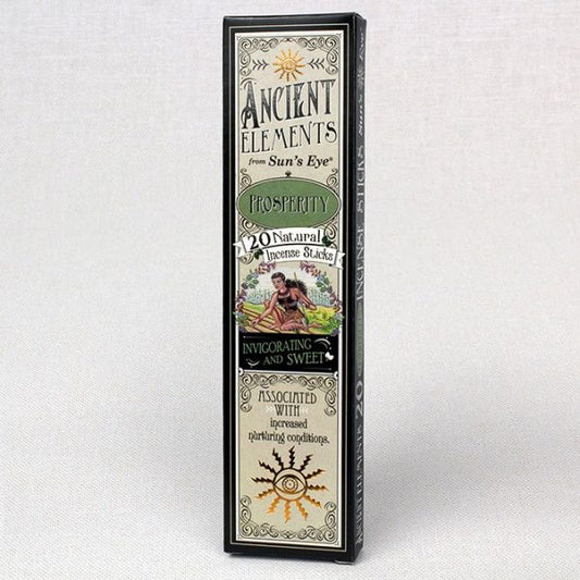 Ancient Elements Prosperity Incense – 20 Sticks for Abundance