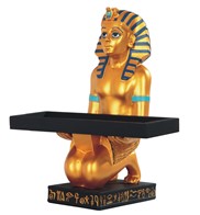 Egyptian King Tut Kneeling with Tray - Unique Décor Piece