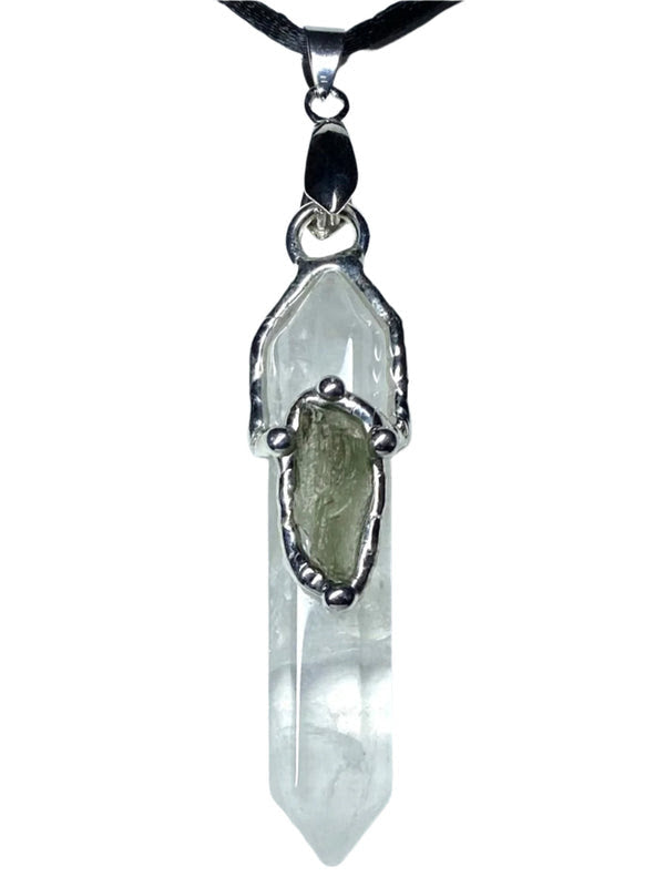 Moldavite Gem Point