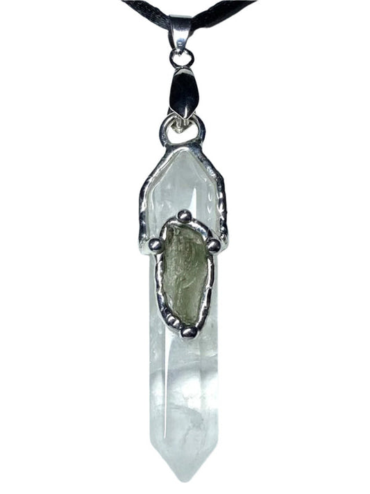 Moldavite Gem Point